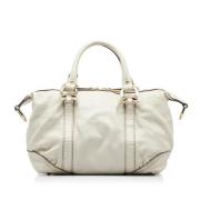 Gucci Vintage Pre-owned Laeder handvskor White, Dam