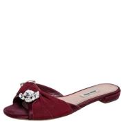 Miu Miu Pre-owned Pre-owned Tyg lgskor Red, Dam