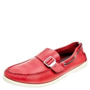 Salvatore Ferragamo Pre-owned Pre-owned Laeder lgskor Red, Herr