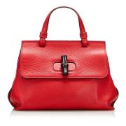 Gucci Vintage Pre-owned Laeder handvskor Red, Dam