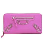 Balenciaga Vintage Pre-owned Läder plnbcker Pink, Dam