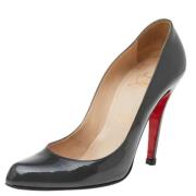 Christian Louboutin Pre-owned Pre-owned Laeder klackskor Gray, Dam