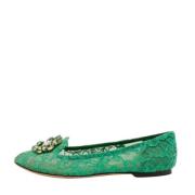 Dolce & Gabbana Pre-owned Pre-owned Spets lgskor Green, Dam