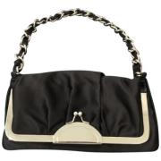 Dolce & Gabbana Pre-owned Pre-owned Canvas handvskor Black, Dam