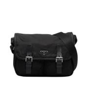 Prada Vintage Pre-owned Canvas prada-vskor Black, Dam