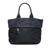 Prada Vintage Pre-owned Nylon handvskor Black, Dam