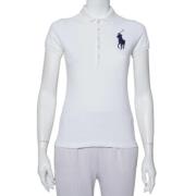 Ralph Lauren Pre-owned Pre-owned Bomull toppar White, Dam