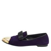 Giuseppe Zanotti Pre-owned Pre-owned Sammet lgskor Purple, Dam