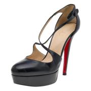 Christian Louboutin Pre-owned Pre-owned Laeder klackskor Black, Dam