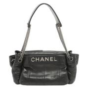 Chanel Vintage Pre-owned Laeder handvskor Black, Dam