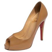 Christian Louboutin Pre-owned Pre-owned Laeder klackskor Beige, Dam