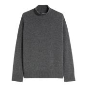 Max Mara Lyxig Cashmere Rund Hals Tröja Gray, Dam