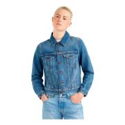 Levi's Ljusblå Knäppt Damblazer Blue, Dam