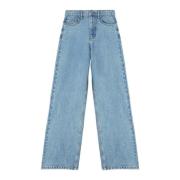 Axel Arigato Avslappnad Mid-Rise Denim Jeans Blue, Dam