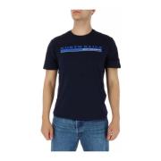 North Sails Blåtryckt Herr T-shirt Blue, Herr