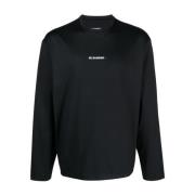 Jil Sander Svart T-shirt och Polos Black, Herr