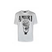 Amiri Vit Bomull Grafisk T-shirt White, Herr