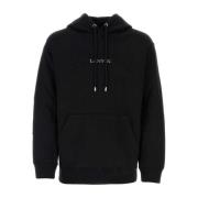 Lanvin Svart bomulls sweatshirt Black, Herr