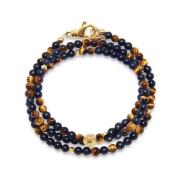 Nialaya Mykonos Collection Armband Yellow, Herr