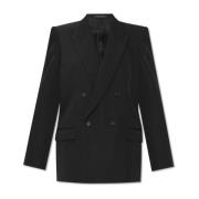 Balenciaga Oversize ullblazer Black, Dam