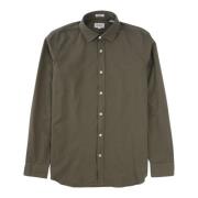 Hartford Slim Fit Sommarskjorta Green, Herr