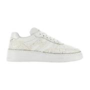 Hogan Vita Basket Läder Sneakers White, Dam