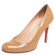 Christian Louboutin Pre-owned Pre-owned Laeder klackskor Beige, Dam