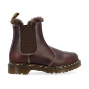 Dr. Martens Brun Läder Beatles Stövel Brown, Dam