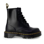 Dr. Martens Kvinnors Läderamfibier Black, Dam