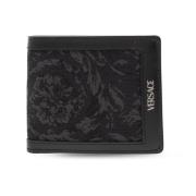 Versace Bifold plånbok med logotyp Black, Herr