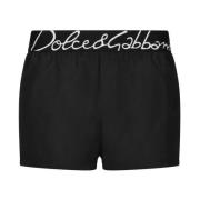 Dolce & Gabbana Svart havskläder med logotyp Black, Herr