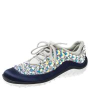 Miu Miu Pre-owned Pre-owned Mesh sneakers Blue, Dam