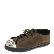 Miu Miu Pre-owned Pre-owned Mocka sneakers Green, Dam