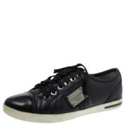 Dolce & Gabbana Pre-owned Pre-owned Laeder sneakers Black, Dam