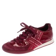 Louis Vuitton Vintage Pre-owned Laeder sneakers Red, Dam