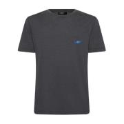 Kiton Mörkgrå Bomull T-Shirt Gray, Herr