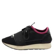 Balenciaga Vintage Pre-owned Tyg sneakers Black, Dam