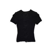 Alexander Wang Pre-owned Pre-owned Polyester toppar Black, Dam