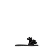 Twinset Blommiga Slide Sandaler Black, Dam