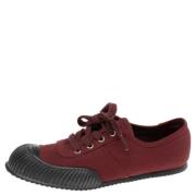 Prada Vintage Pre-owned Canvas sneakers Red, Dam