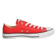 Converse Röda Canvas Core Sneakers för Män Red, Herr