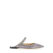 Jimmy Choo Grå Sandaler - Bing Flat Gray, Dam