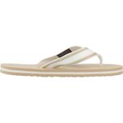 Tommy Hilfiger Stiliga Strandsandaler för Kvinnor White, Dam