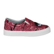 Chiara Ferragni Collection Glitter Slip On Skor Pink, Dam