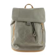 Louis Vuitton Vintage Pre-owned Laeder axelremsvskor Beige, Dam