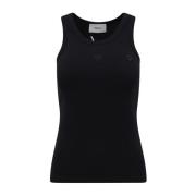 Coperni Broderad Logotyp Bomull Tank Top Black, Dam