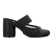 MM6 Maison Margiela Ballerina Häl Mule Ballett Black, Dam