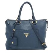 Prada Vintage Pre-owned Laeder prada-vskor Blue, Dam