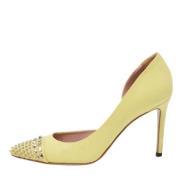 Gucci Vintage Pre-owned Laeder klackskor Yellow, Dam