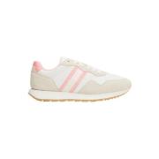 Tommy Hilfiger Eva Runner Mat Mix Sneakers Pink, Dam